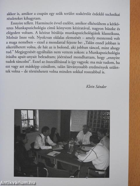 Negyven év munkapszichológia (dedikált példány)