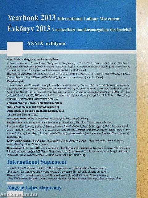 A nemzetközi munkásmozgalom történetéből 2013