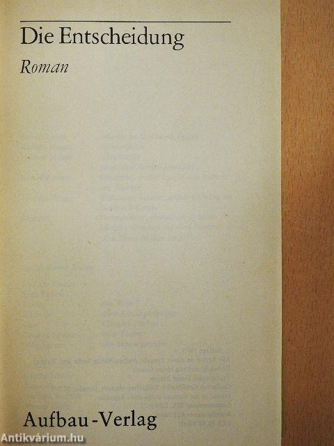 Die Entscheidung