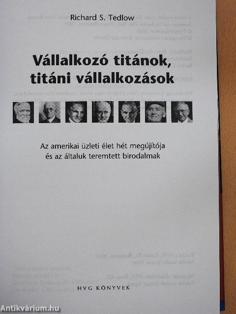 Vállalkozó titánok, titáni vállalkozások