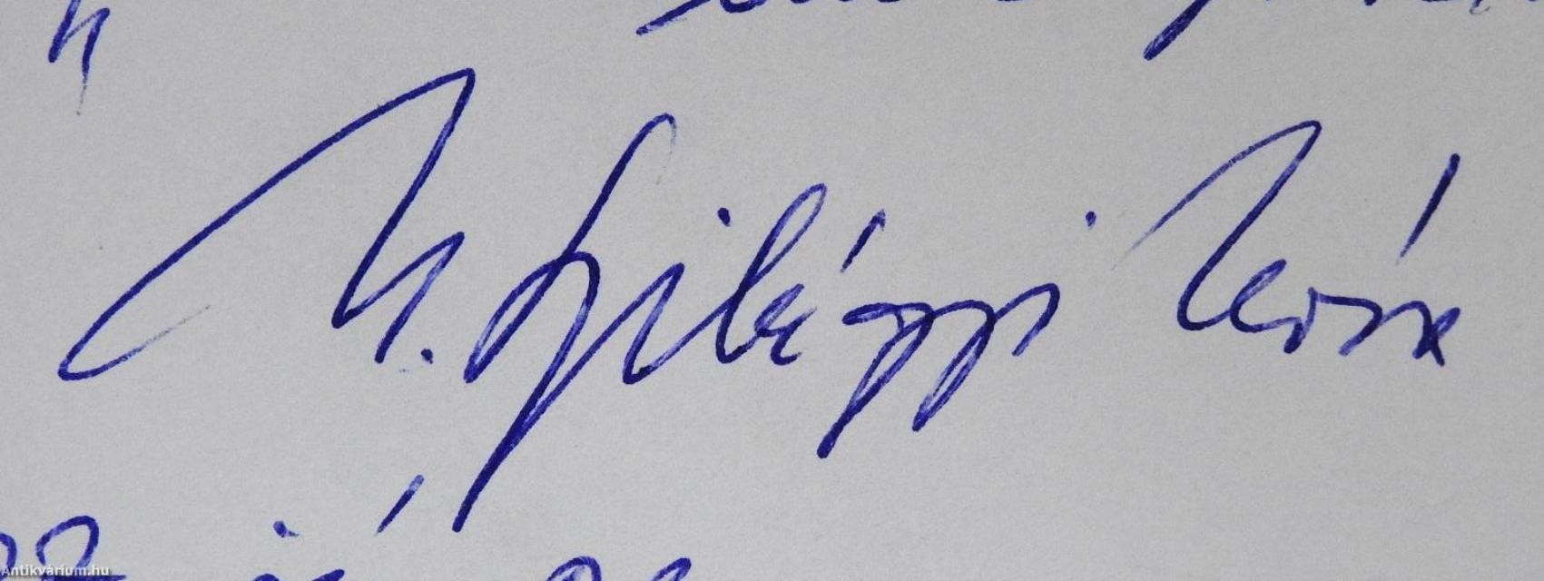 Viharmadár (dedikált példány)