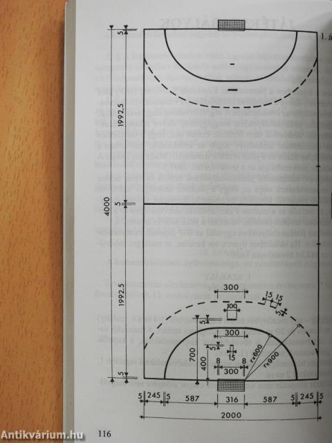 A kézilabdázás szabálykönyve (dedikált példány)