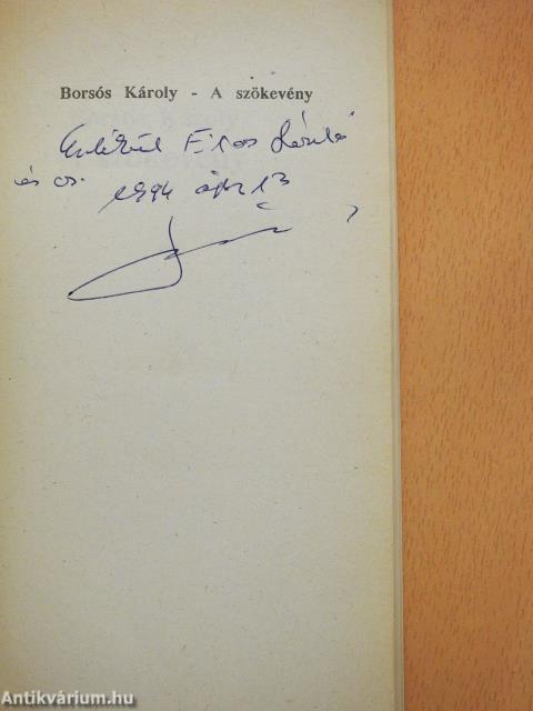 A szökevény (dedikált példány)