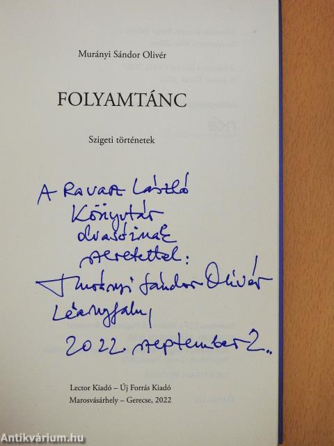 Folyamtánc (dedikált példány)