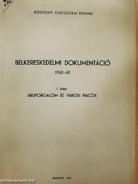 Belkereskedelmi dokumentáció I.