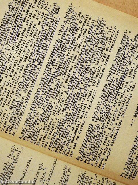 Belgyógyászati propedeutika II.