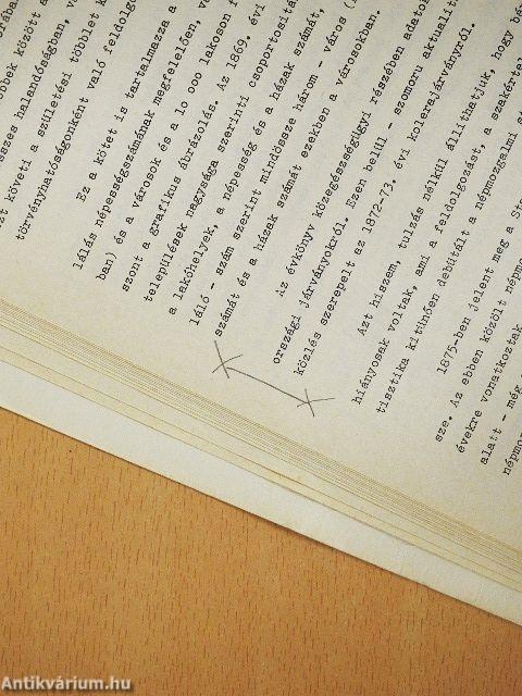 A népmozgalmi statisztika fejlődése Magyarországon I.