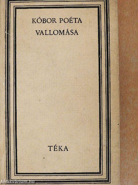 Kóbor poéta vallomása