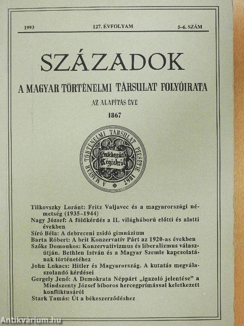 Századok 1993/5-6.