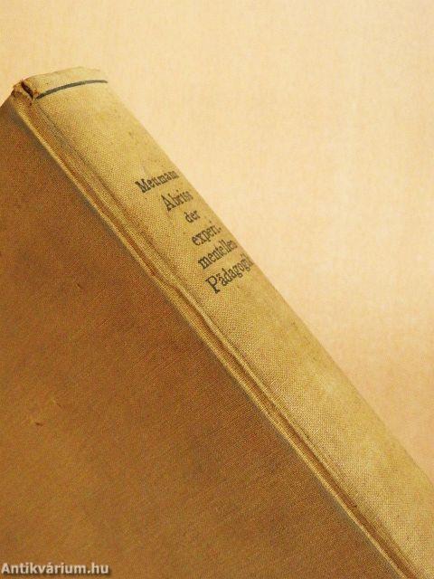 Abriss der Experimentellen Pädagogik