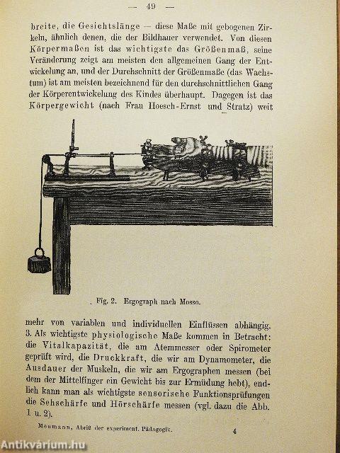 Abriss der Experimentellen Pädagogik