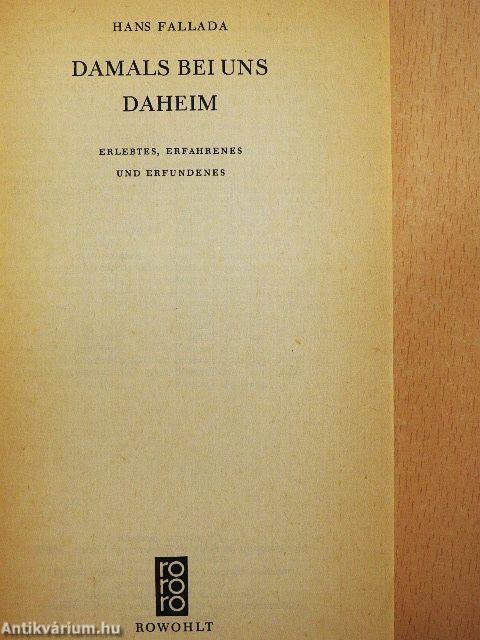 Damals Bei uns Daheim