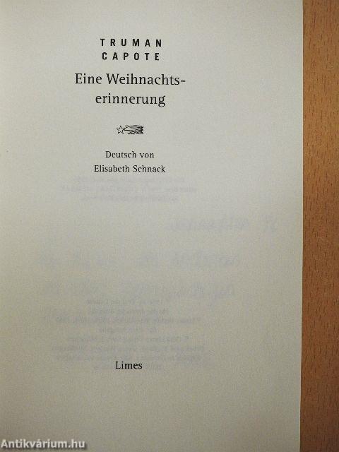 Eine Weihnachtserinnerung