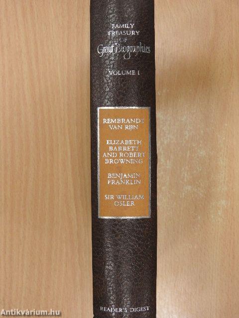 R. v. R. The Life & Times of Rembrandt van Rijn/The Immortal Lovers - Elizabeth Barrett and Robert Browning/The Autobiography of Benjamin Franklin/The Great Physician - A Short Life of Sir William Osler