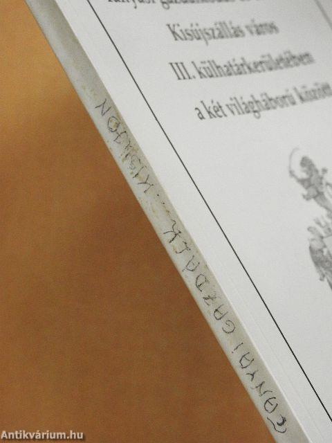 Tanyasi gazdálkodás és életmód Kisújszállás város III. külhatárkerületében a két világháború között
