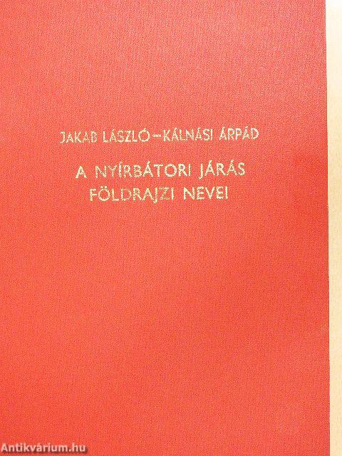A nyírbátori járás földrajzi nevei