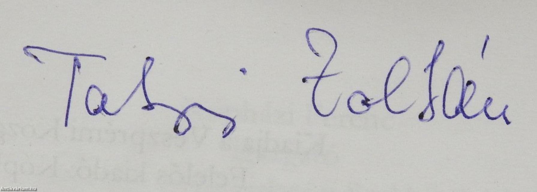 A vén zászlótartó (dedikált példány)