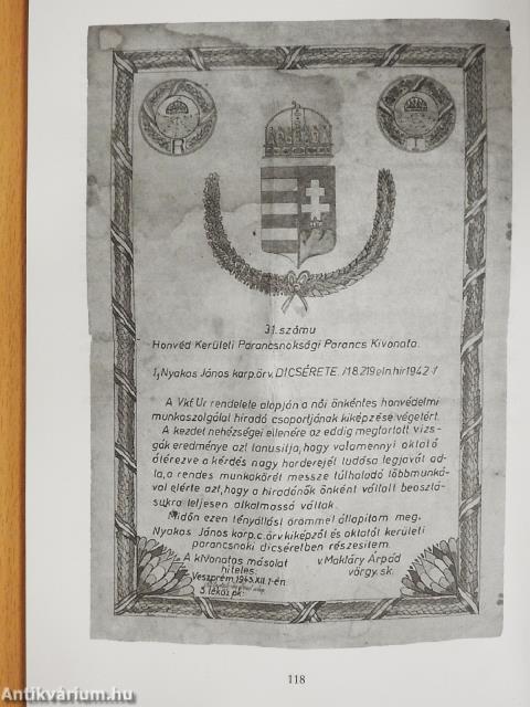 A vén zászlótartó (dedikált példány)