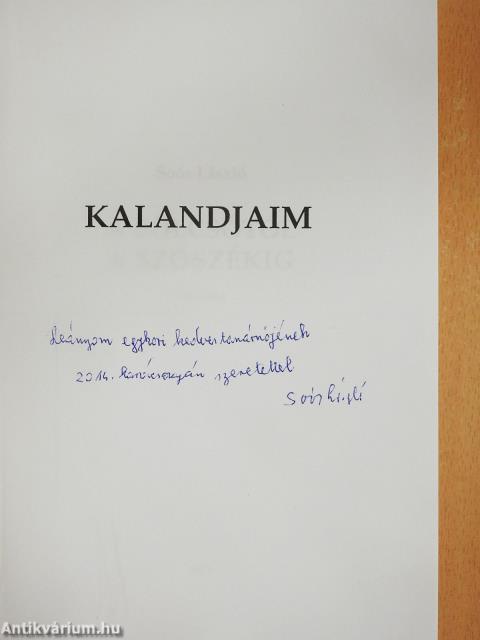 Kalandjaim 1. (dedikált példány)