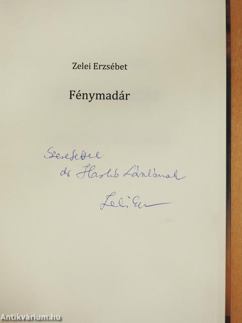 Fénymadár (dedikált példány)