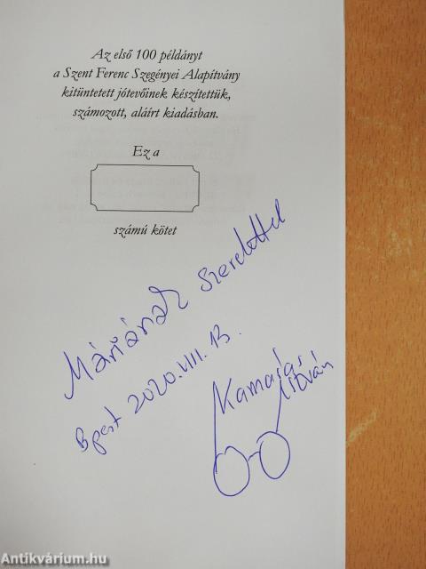 Karácsonyi zengedelem (dedikált példány)