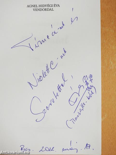 Vándordal (dedikált példány)