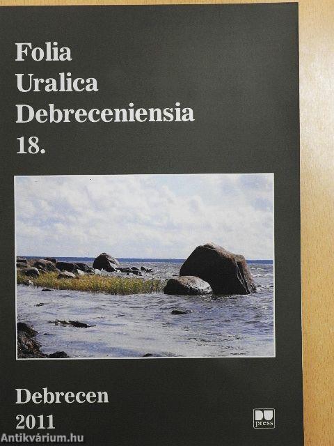 Folia Uralica Debreceniensia 18.
