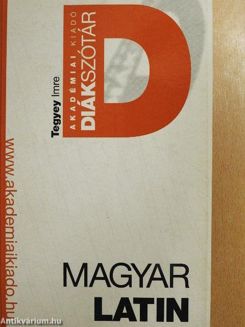 Magyar-latin diákszótár