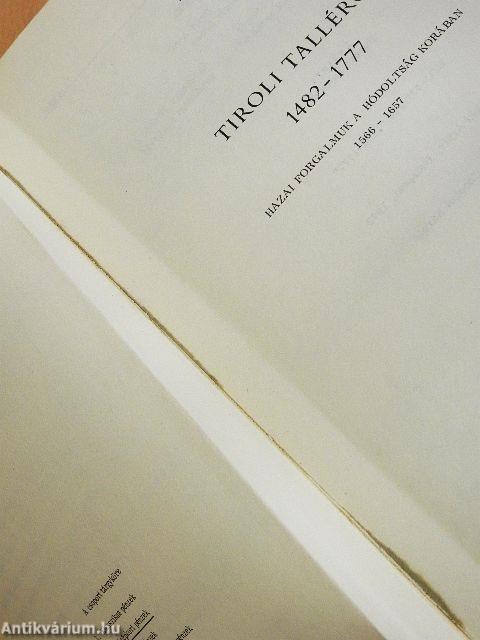 Tiroli tallérok 1482-1777