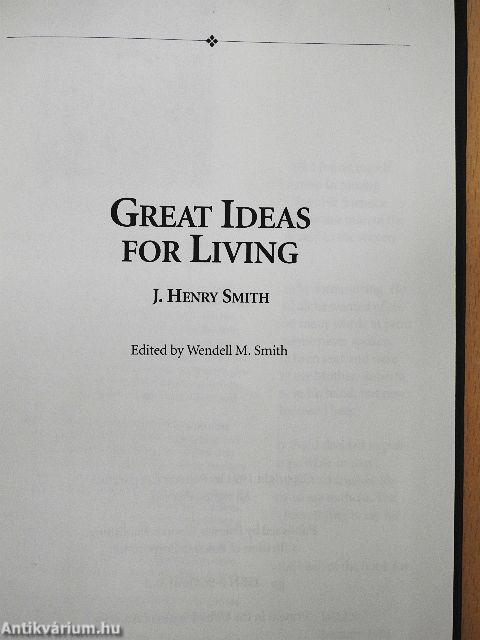 Great Ideas for Living