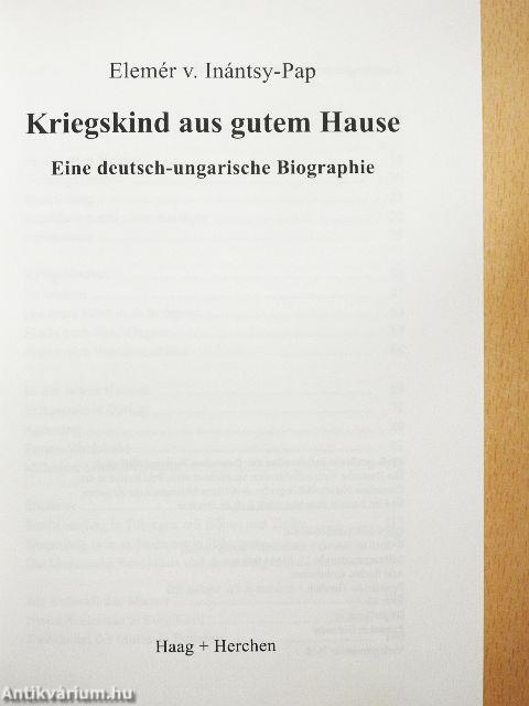 Kriegskind aus gutem Hause