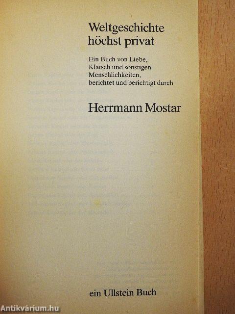 Weltgeschichte höchst privat