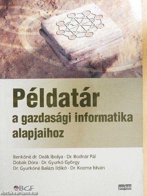 Példatár a gazdasági informatika alapjaihoz