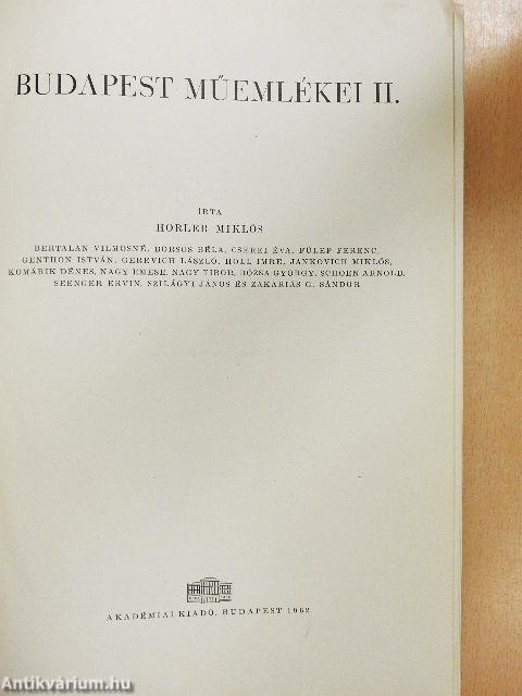 Budapest műemlékei II.