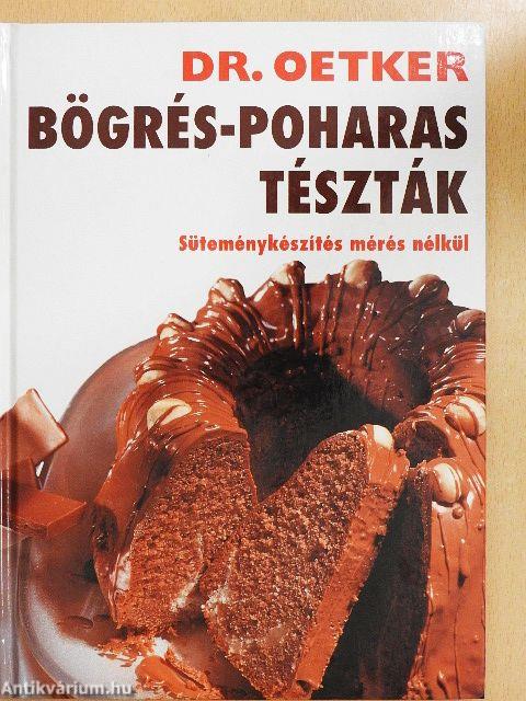 Bögrés-poharas tészták