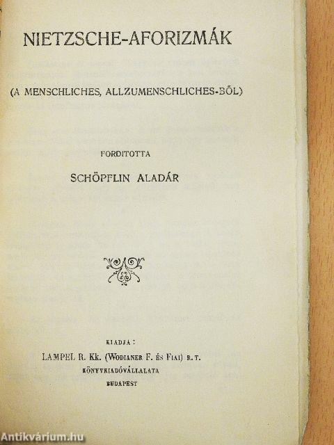 Nietzsche-aforizmák