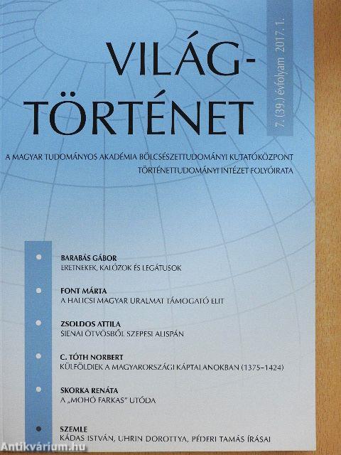 Világtörténet 2017/1-4.