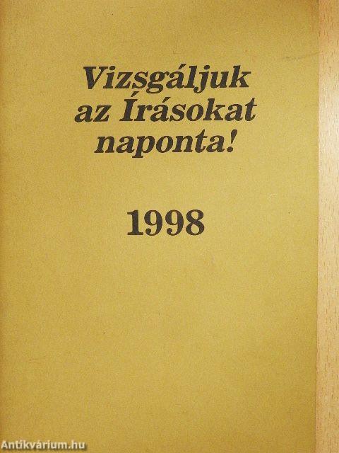 Vizsgáljuk az Írásokat naponta! 1998