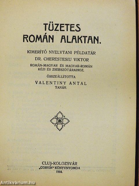 Tüzetes román alaktan