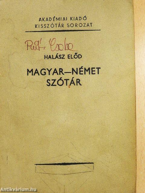 Magyar-német szótár