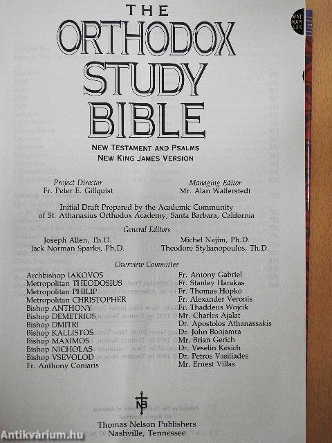 The Orthodox Study Bible