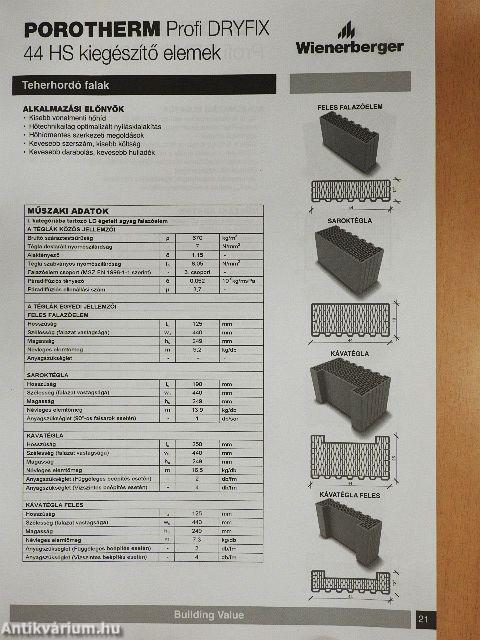 Porotherm alkalmazási és tervezési útmutató 2010