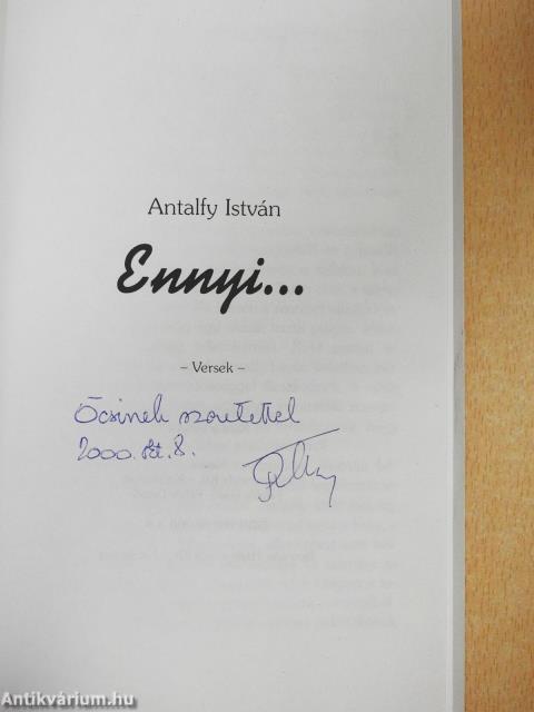Ennyi... (dedikált példány)