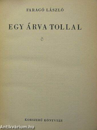 Egy árva tollal