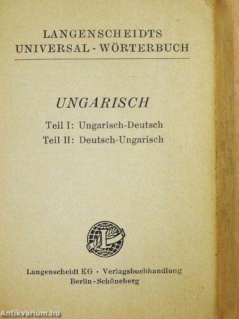 Langenscheidts Universal-Wörterbuch Ungarisch