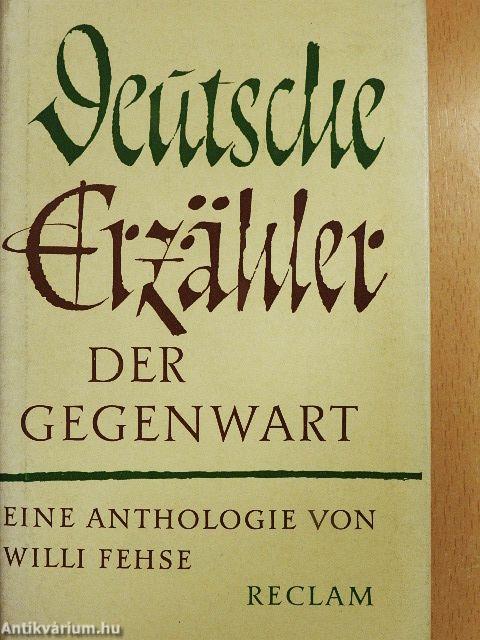 Deutsche Erzähler der Gegenwart