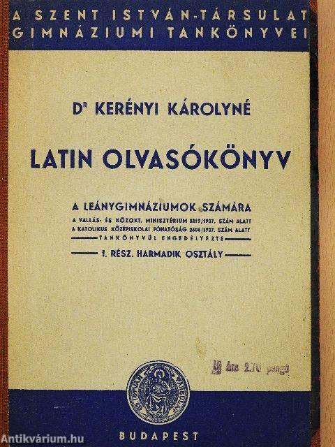 Latin olvasókönyv I.