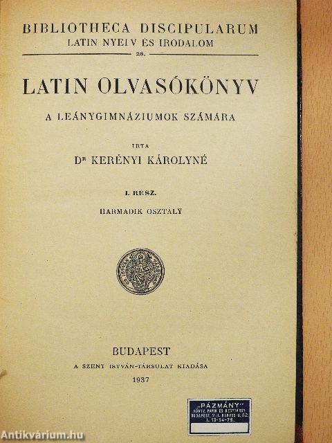 Latin olvasókönyv I.