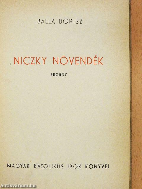 Niczky növendék