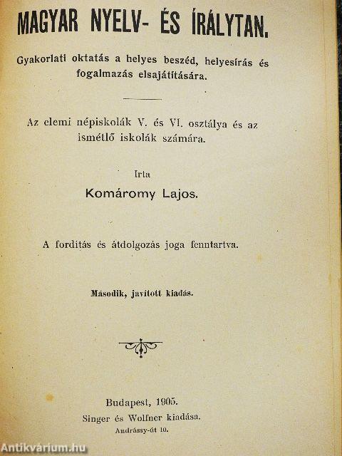 Magyar nyelv- és írálytan